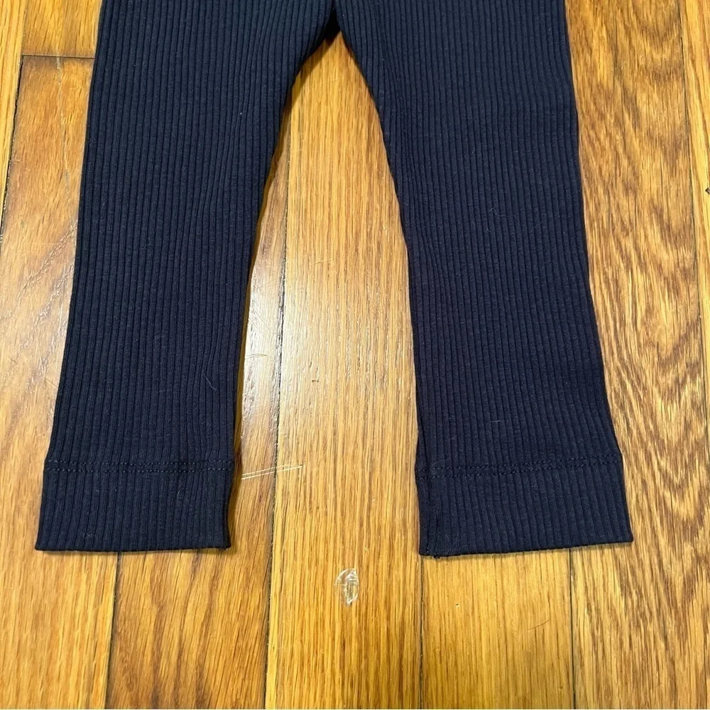Old Navy Rib-Knit Leggings Navy Blue 12-18M